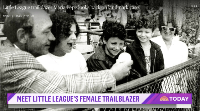 Meet the Female Little Leaguer Who ‘Helped Open Doors’ for Girls To Play Baseball